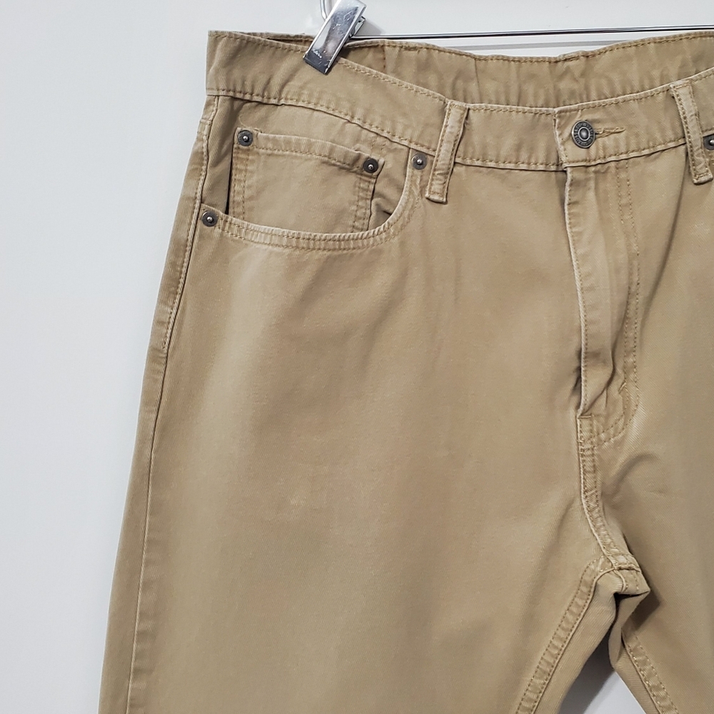 Levi's 512 Slim Fit Jeans Tan 38 Waist - Picture 3 of 11
